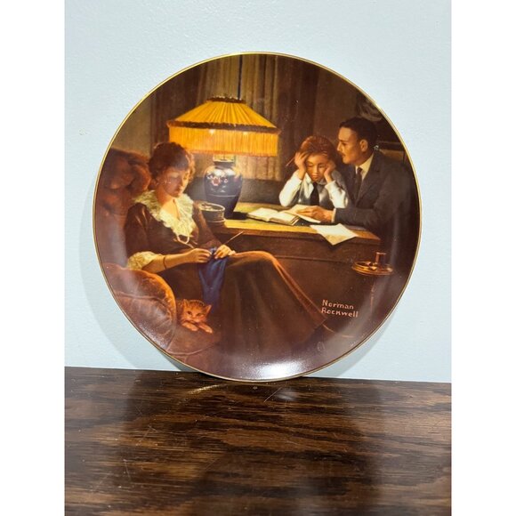 Lot of 5 Norman Rockwell Knowles Collector Plates Limited Editions - Picture 5 of 10